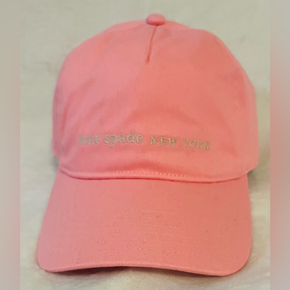 KATE SPADE Logo Cap Grapefruit Soda NEW!